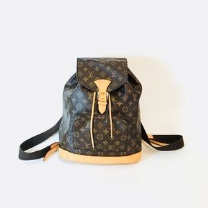 Authentic Louis Vuitton Montsouris GM LG backpack